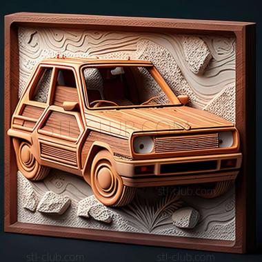 3D модель Renault 5 (STL)